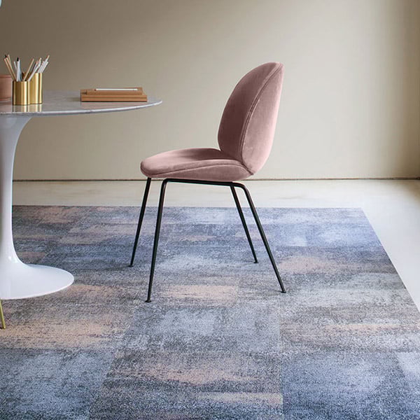 Making rugs from Milliken carpet tiles