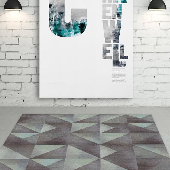 Making rugs from Milliken carpet tiles